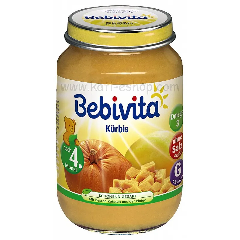 BEBIVITA Тиква 4м. 190г BEBIVITA Тиква 4м. 190г