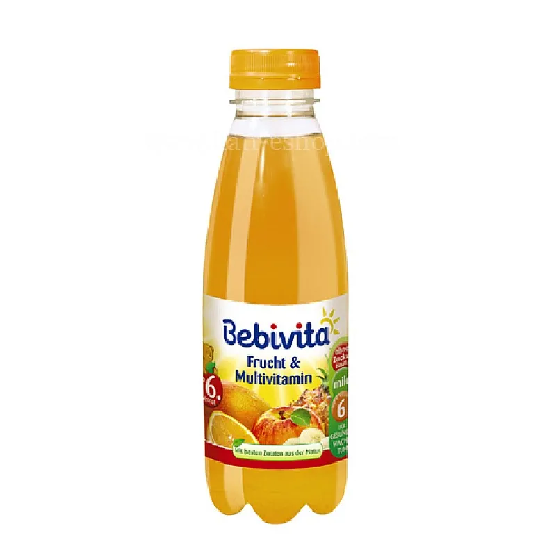 BEBIVITA Плодова напитка плодове с мултивитамини 6м. 500ml