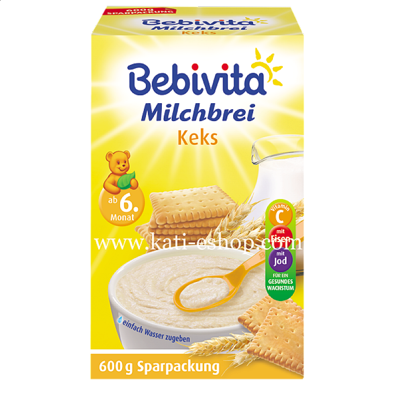 BEBIVITA Инстантна каша бисквити 6м. 600г BEBIVITA Инстантна каша бисквити 6м. 600г