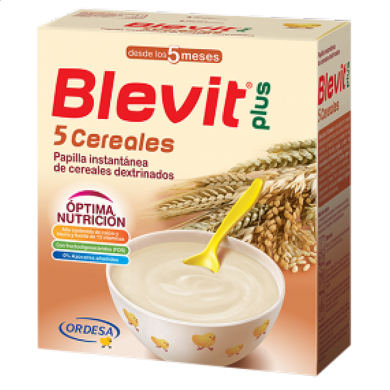 Blevit plus 5 зърнени храни 5м. 300г Blevit plus 5 зърнени храни 5м. 300г