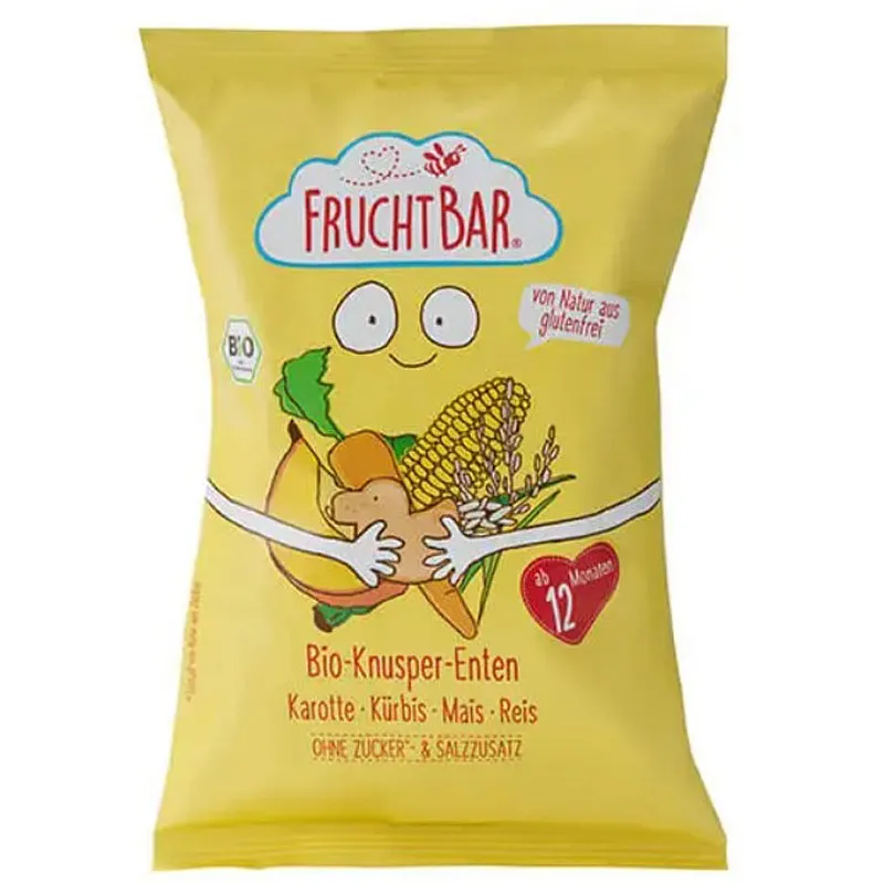 Fruchtbar Био снакс - Патета с морков и тиква 12м. 30г