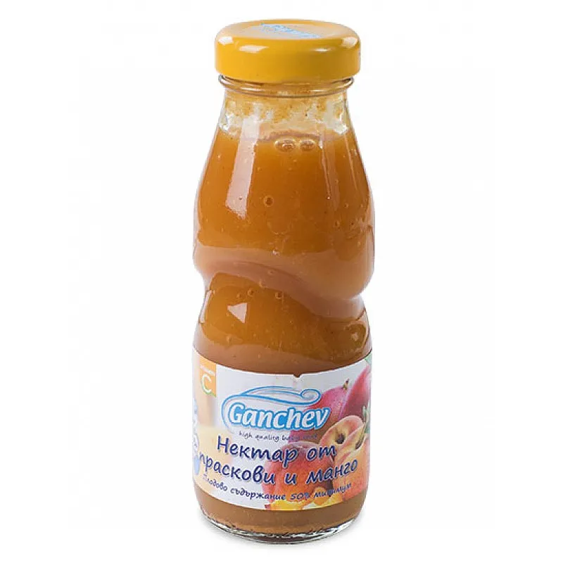 GANCHEV Нектар от праскови и манго 4м. 200ml