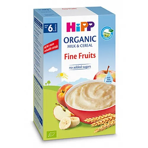 HiPP БИО инстантна каша свежи плодове 6м. 250г