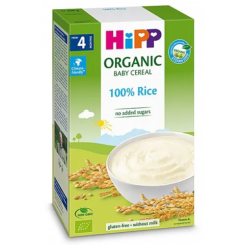 HiPP БИО Инстантна каша Ориз 4м. 200г 