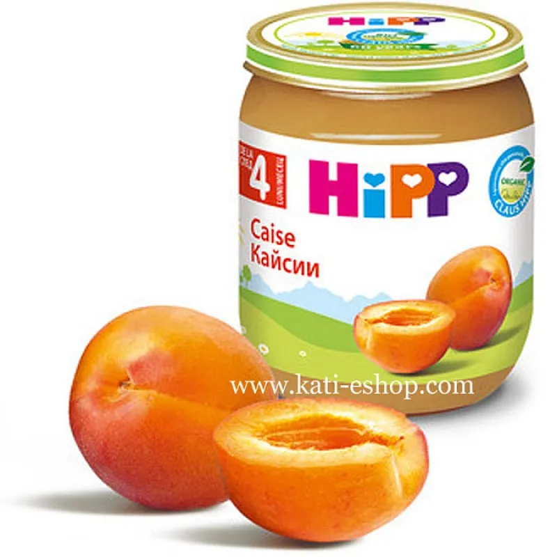 HiPP БИО Кайсии 4м. 125г