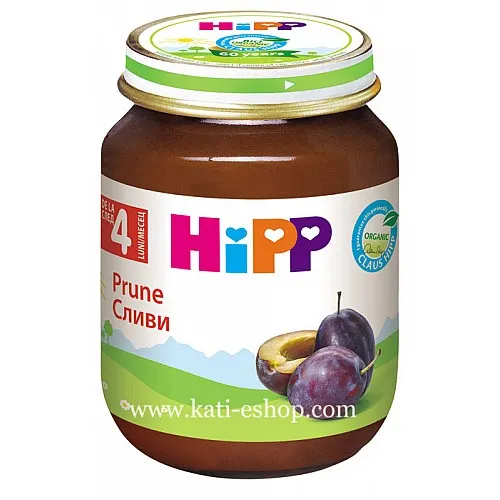 HiPP БИО Сливи 4м. 125г