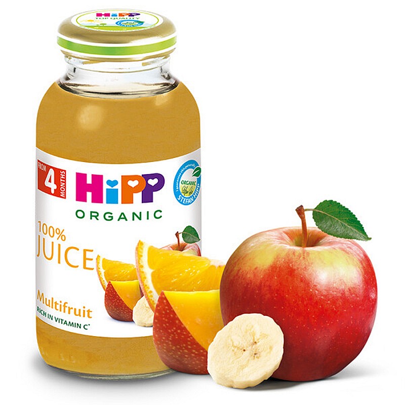HiPP БИО Сок мултифрут 4м. 200ml HiPP БИО Сок мултифрут 4м. 200ml