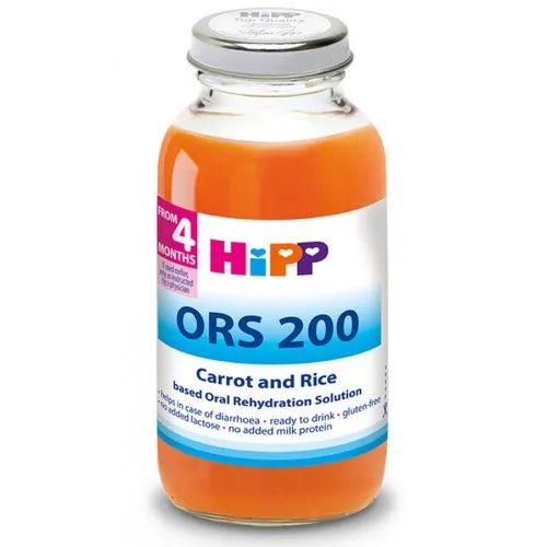 HiPP Сок ORS 200 Моркови и ориз 4м. 200ml