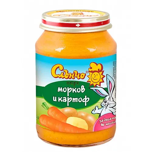 Слънчо Морков и картоф 4м. 190г