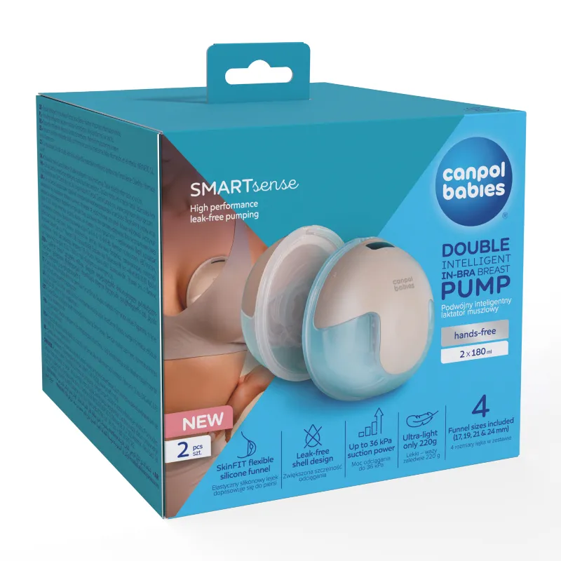 Canpol Електрическа помпа за кърма SmartSense - двойна