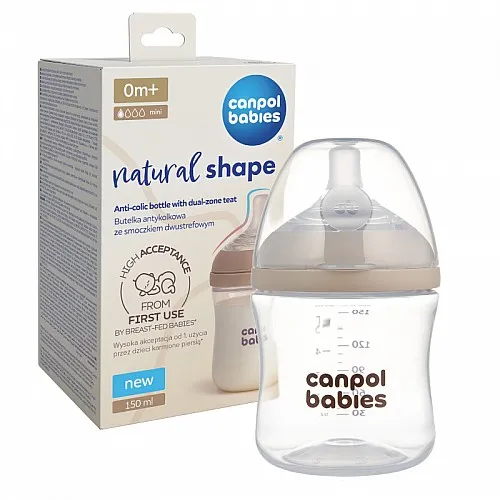 Canpol Шише Natural Shape 150 мл H