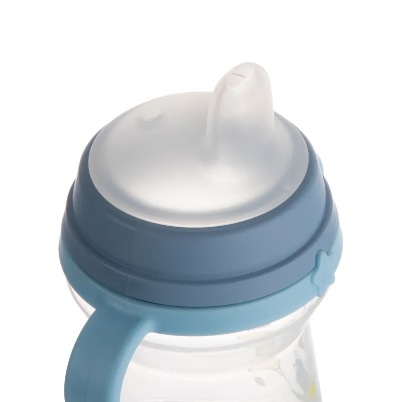 Canpol babies Чаша със сламка 150 мл BONJOUR PARIS blue