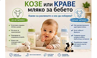 Козе или краве мляко за бебето – какви са разликите и кое да изберем?
